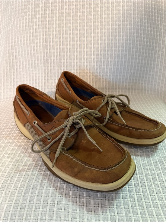 Sperry Other - Sperry Tan/Brown Leather Classic Boat Shoes
